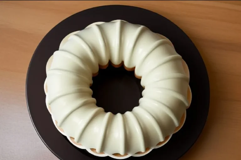 Moist Bundt Cake with Chocolate Drizzle"