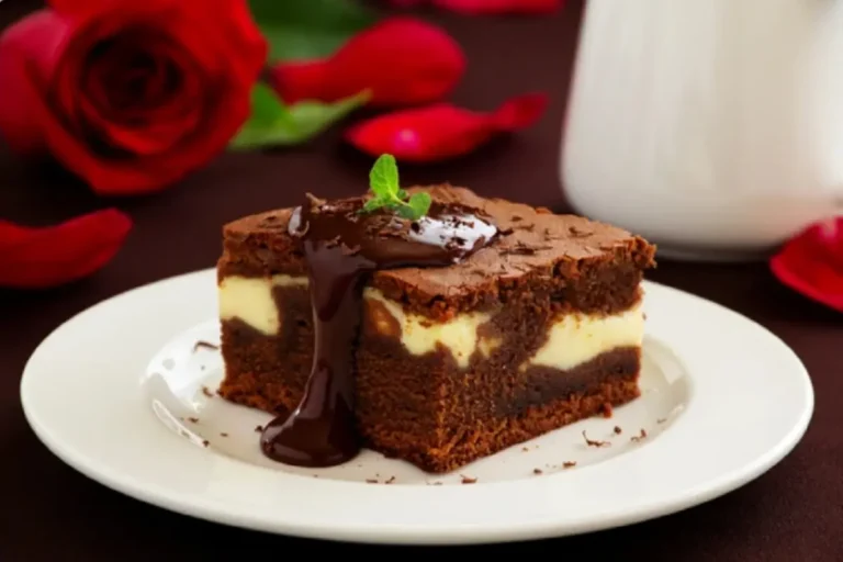 Decadent Brownie Chocolate Drink in a glass