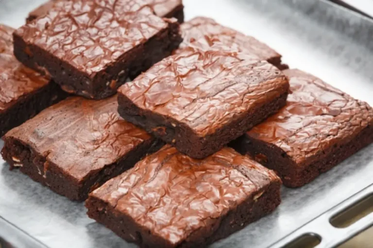 Assorted brownie tray with nuts and chocolate chips