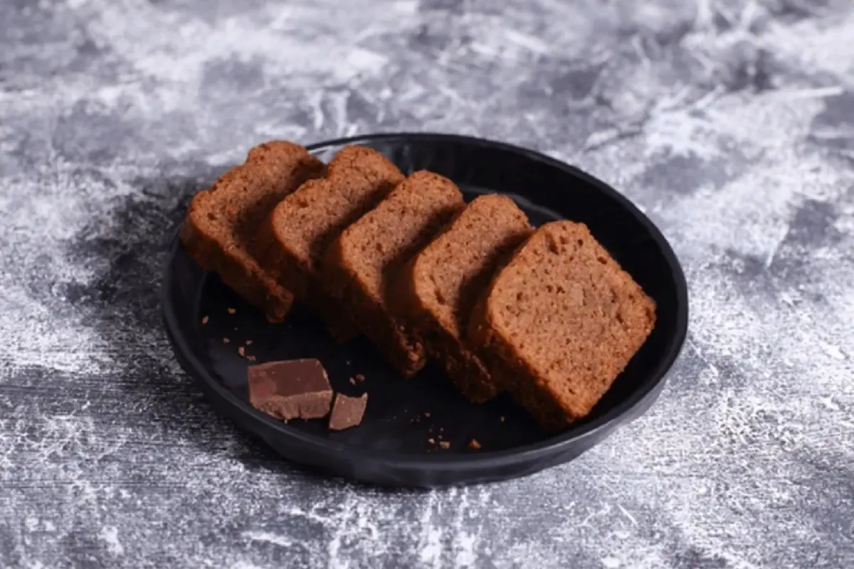 Decadent Sourdough Discard Brownies on a Plate