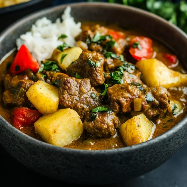 Caribbean Beef Curry with Potatoes